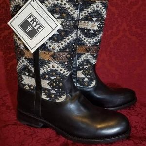 Frye Jayden Navajo Knee High Boots - Size 9.5 NIB